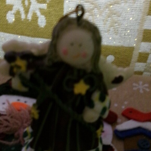 NWT Macy's Santa with Vintage Box of 5 Resin Ornaments - Picture 9 of 13